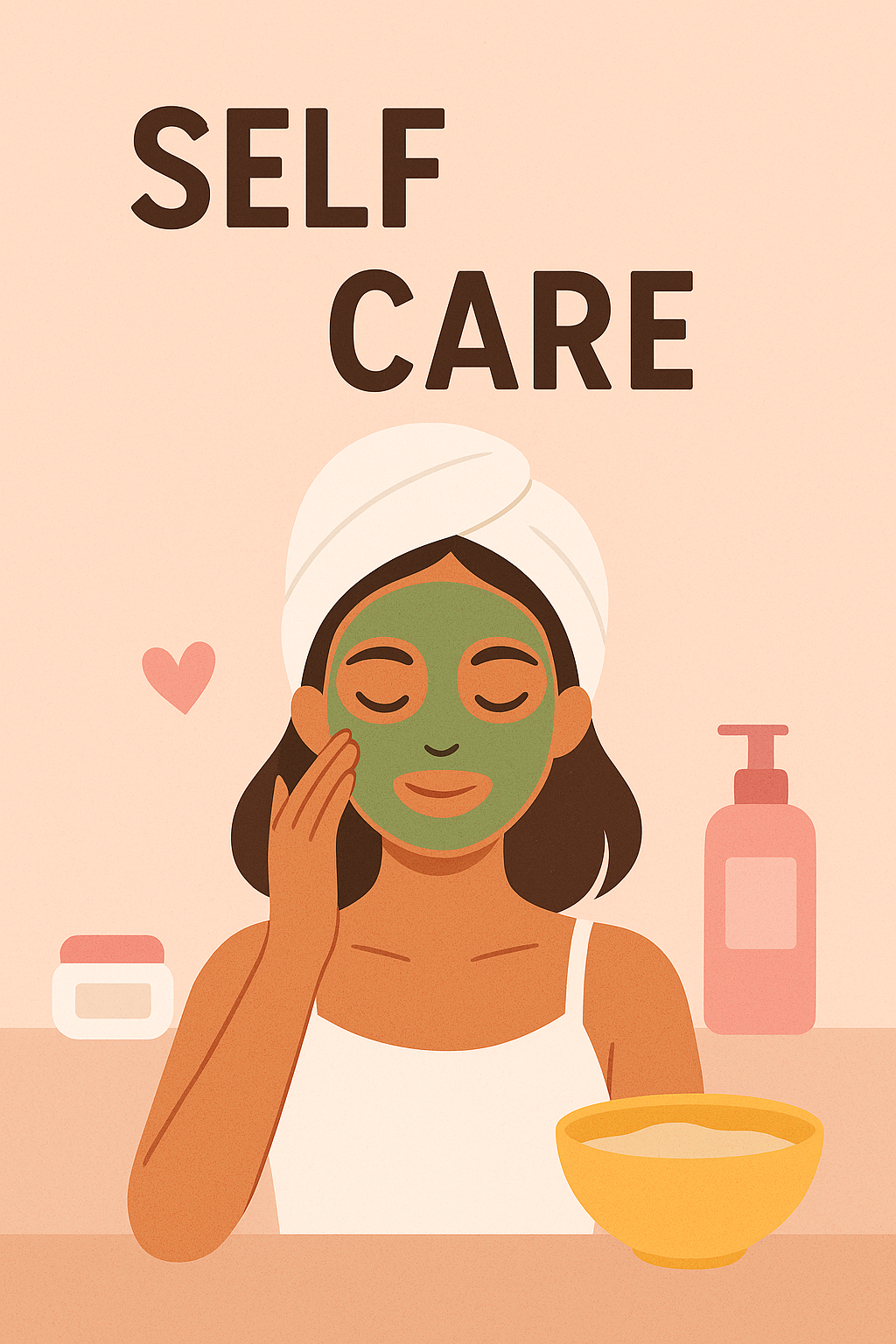 Self care illustratie